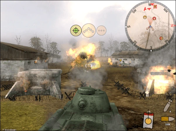 Интерфейс Panzer Elite Action Gold Edition