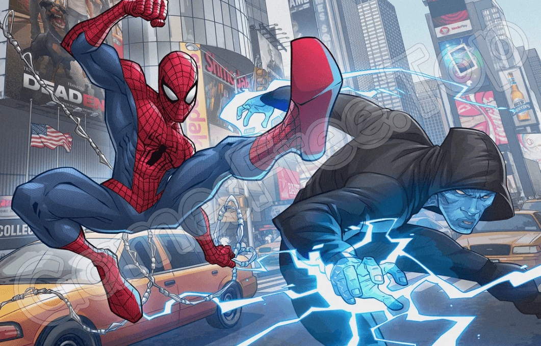 Битва со злым персонажем в The Amazing Spider-Man