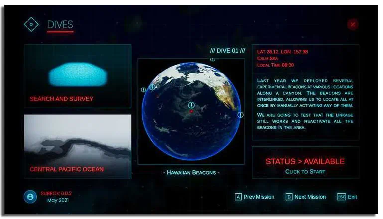 SubROV Underwater Discoveries скачать торрент бесплатно на PC